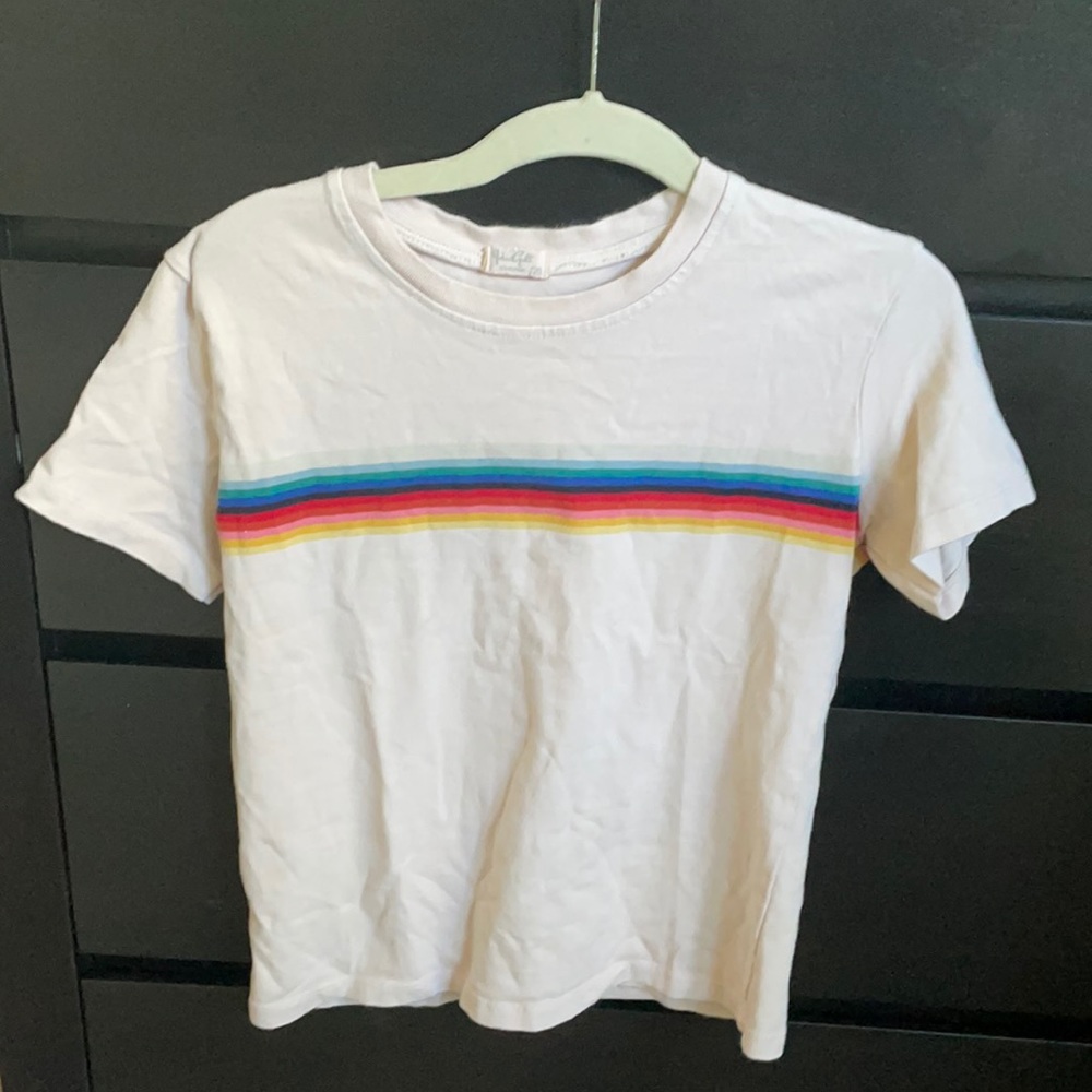 Brandy Melville Aleena Rainbow T OS